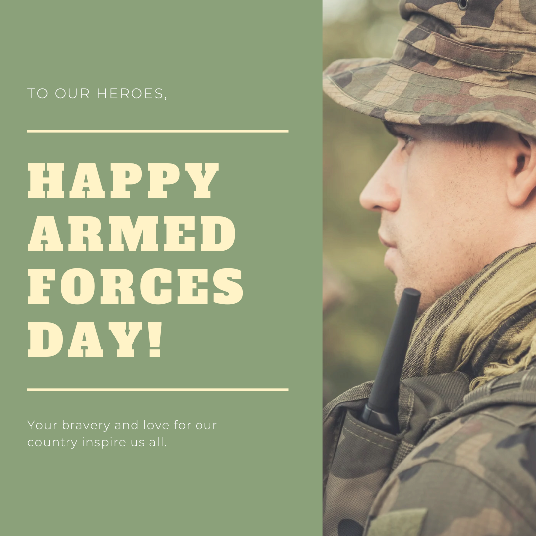 Armed forces day, A day to honor the bravery of veterans